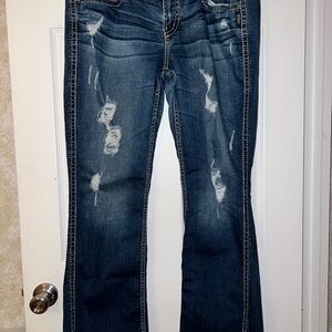 Silver Jeans Dark Blue Boot Cut Women Jeans